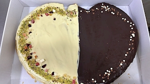 PALMERÓN MITAD PISTACHO MITAD FERRERO