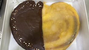 PALMERÓN MITAD HUEVO MITAD CHOCOLATE