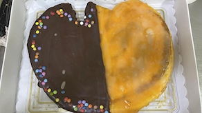 PALMERÓN MITAD NUTELLA MITAD HUEVO