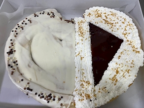 PALMERÓN MITAD KINDER MITAD TOCINO CIELO CON NATA